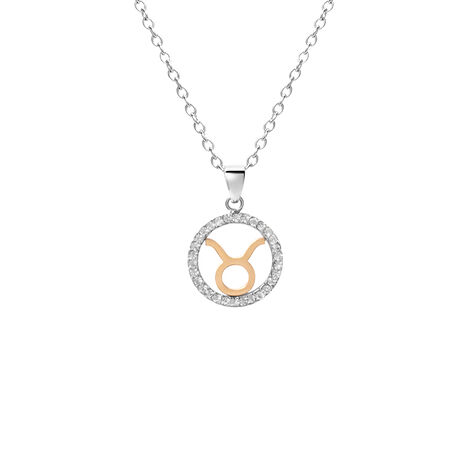 Collana Lady Chic Acciaio Bicolore Bianco / Rosa Cubic Zirconia - Collane Donna | Stroili