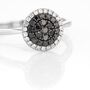 Anello Fantasia Sophia Oro Bianco Diamante