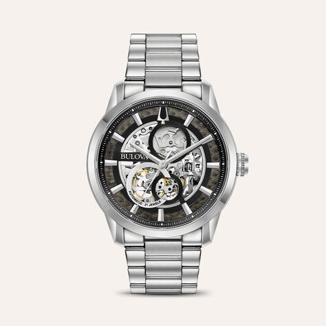 Bulova Surveyor 96A274: Orologio Meccanico Uomo In Acciaio, Design Casual E Affidabile