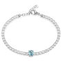 Bracciale Tennis Lady Chic Acciaio Cristallo
