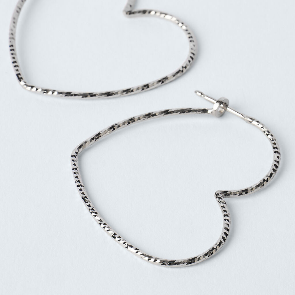 Orecchini A Cerchio Silver Collection Argento Rodiato - Orecchini a Cerchio Donna | Stroili