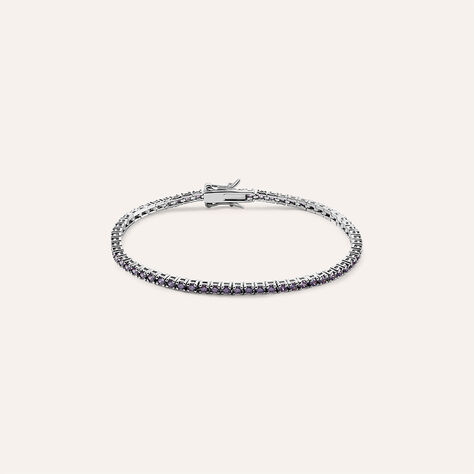 Bracciale Tennis Silver Rainbow Argento Rodiato Cubic Zirconia - Bracciali Tennis Donna | Stroili