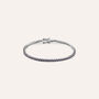 Bracciale Tennis Silver Rainbow Argento Rodiato Cubic Zirconia