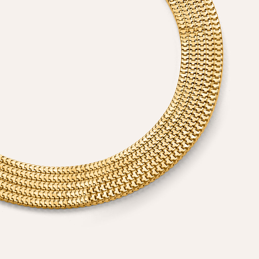 Bracciale Catena Silver Collection Argento Dorato