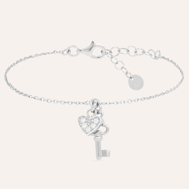 Bracciale Silver Moments Argento Rodiato Cubic Zirconia - Bracciali Amicizia Donna | Stroili