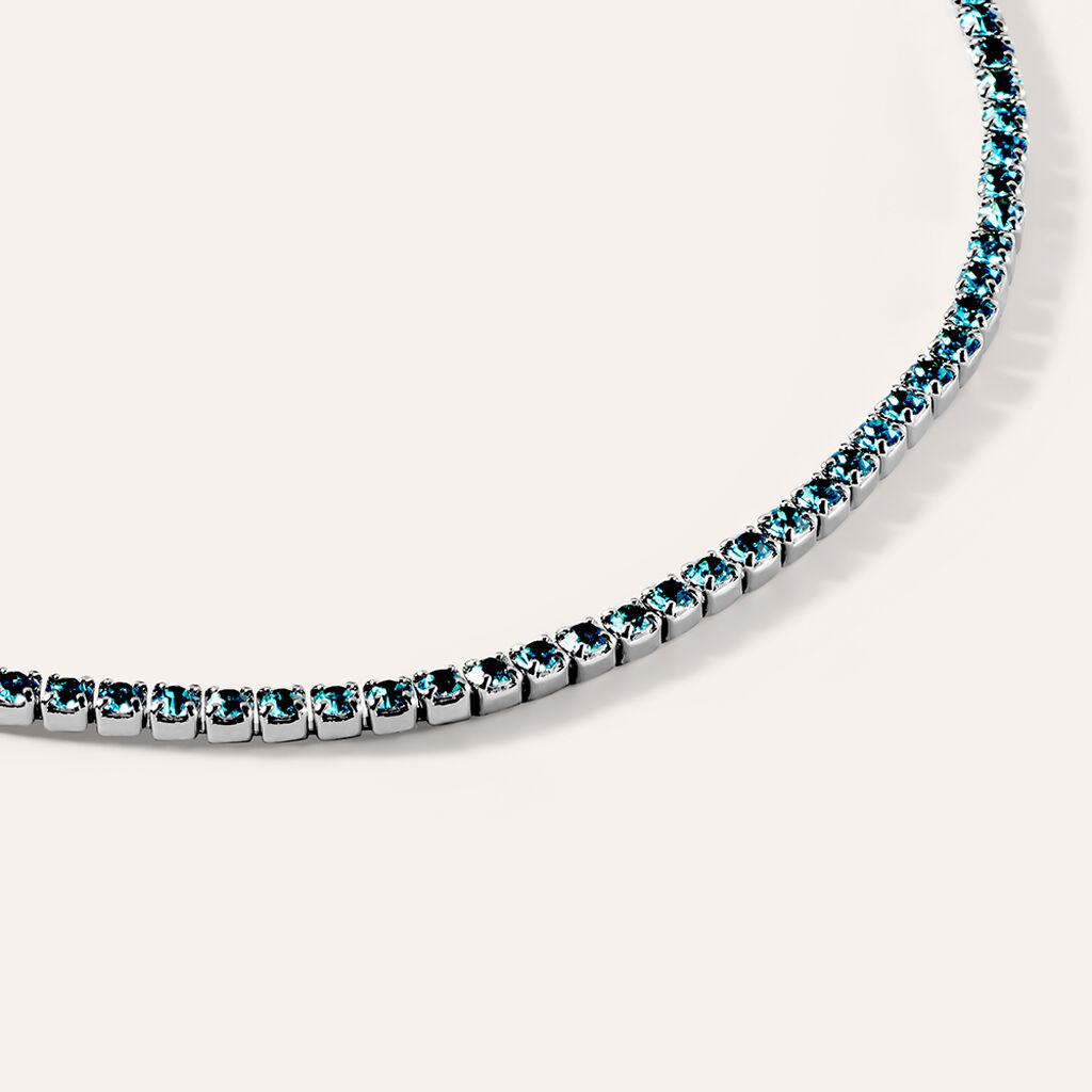 Bracciale Tennis Romantic Shine Metallo Cristallo - Bracciali Tennis Donna | Stroili