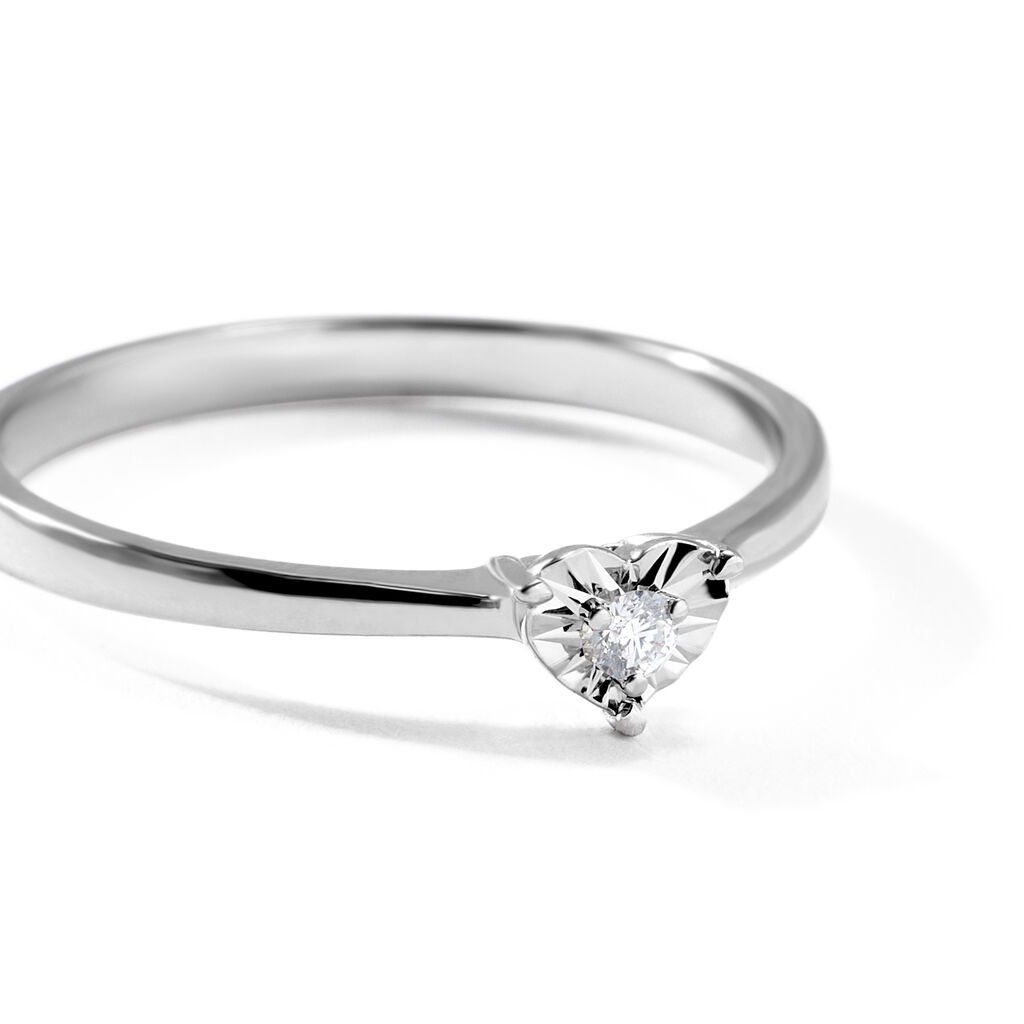Anello Diamotion Oro Bianco Diamante - Anelli con Pietre Donna | Stroili