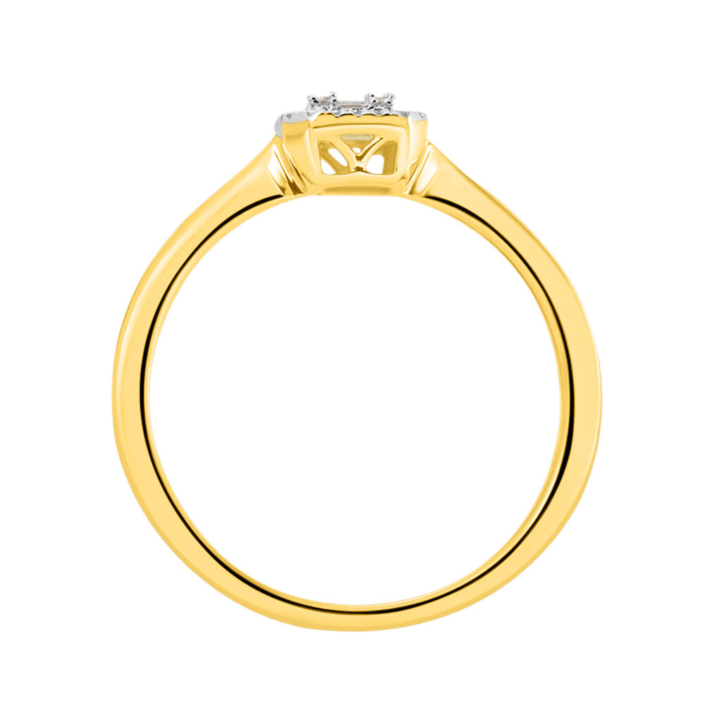 Anello Solitario Sophia Oro Giallo Diamante - Anelli con Pietre Donna | Stroili