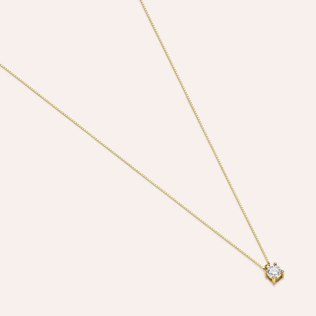 Collana Firmamenti Oro Giallo Diamante