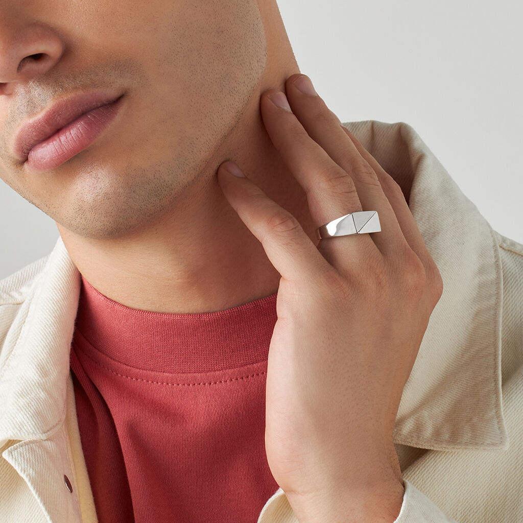 Anello Fantasia L'homme Or Oro Bianco