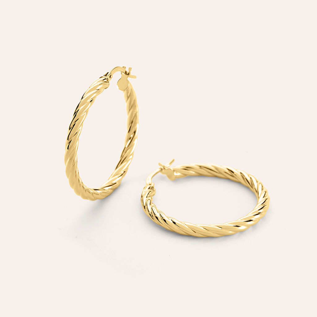 Orecchini A Cerchio Toujours Oro Giallo