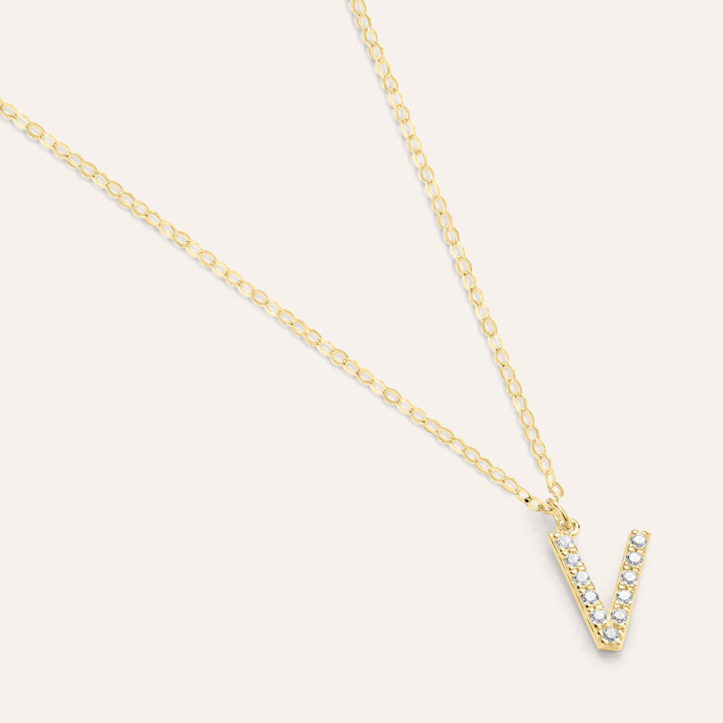 Collana Claire Oro Giallo Cubic Zirconia