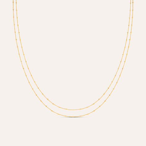 Collana Doppio Filo Silver Collection Argento Dorato - Collane Donna | Stroili