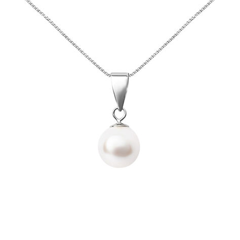 Collana Gabrielle Oro Bianco Perla D'Acqua Dolce - Collane Donna | Stroili