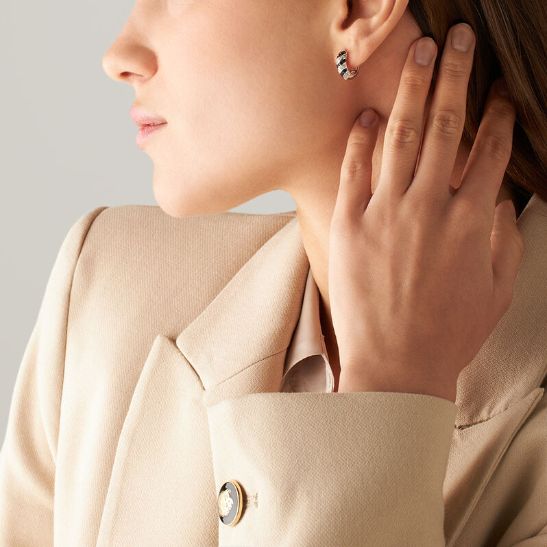 Orecchini A Cerchio Silver Shine Argento Rodiato Cubic Zirconia - Orecchini a Cerchio Donna | Stroili