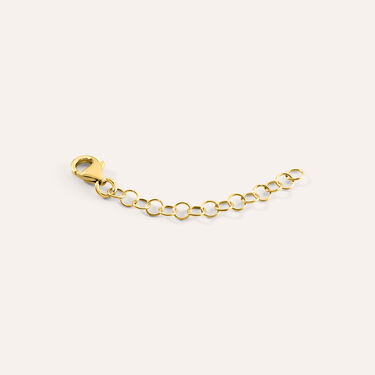 Allungo Rolo per collane e bracciali in Argento Dorato