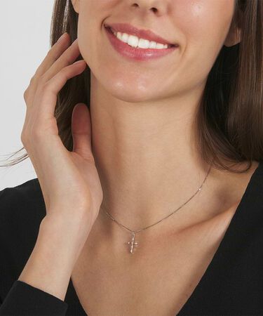 Pendente Holy Oro Bianco Cubic Zirconia