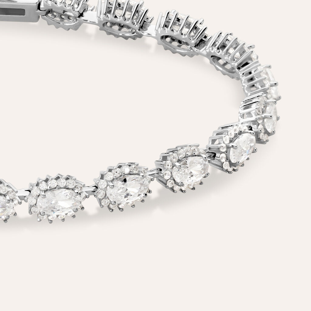 Bracciale Silver Elegance Argento Cubic Zirconia