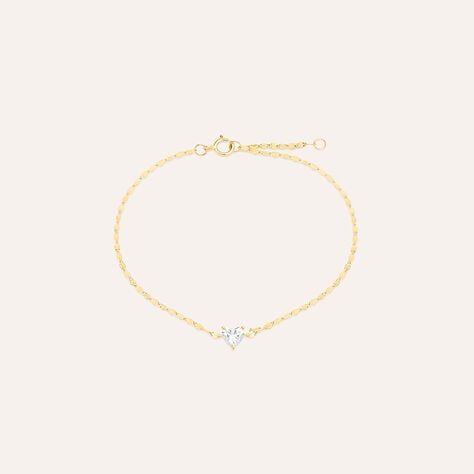 Bracciale Punto Luce Claire Oro Giallo Cubic Zirconia - Bracciali Amicizia Donna | Stroili