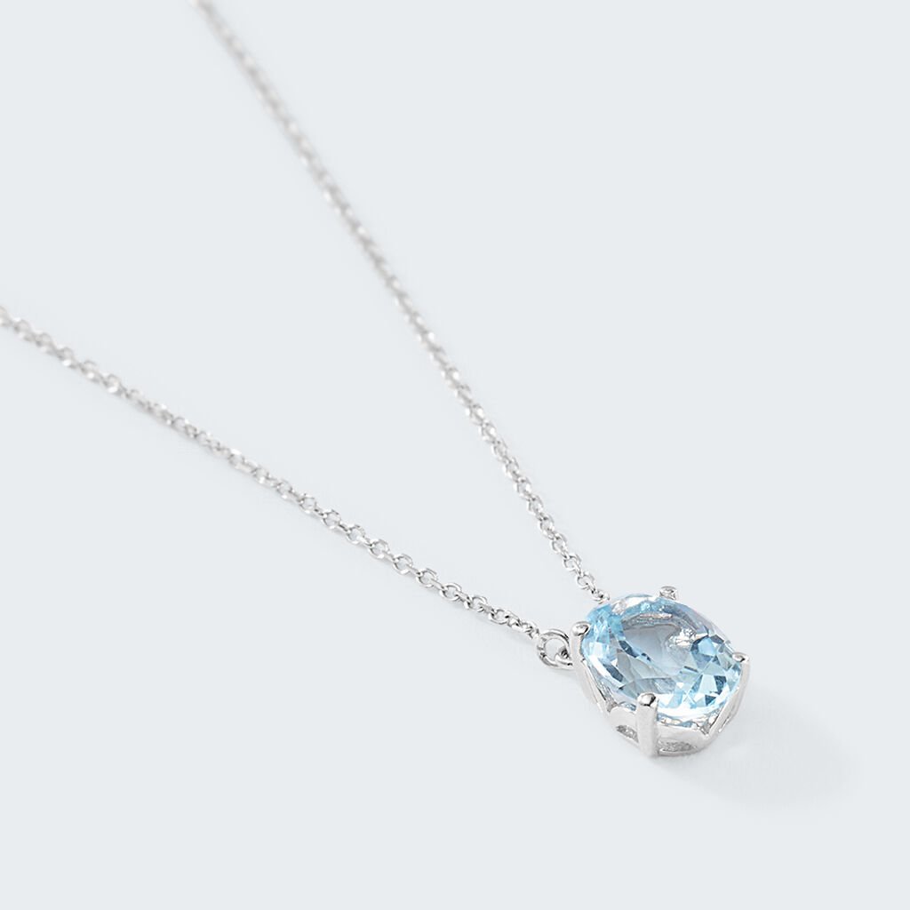 Collana Punto Luce Amélie Oro Bianco Topazio Cubic Zirconia - Collane Punto Luce Donna | Stroili