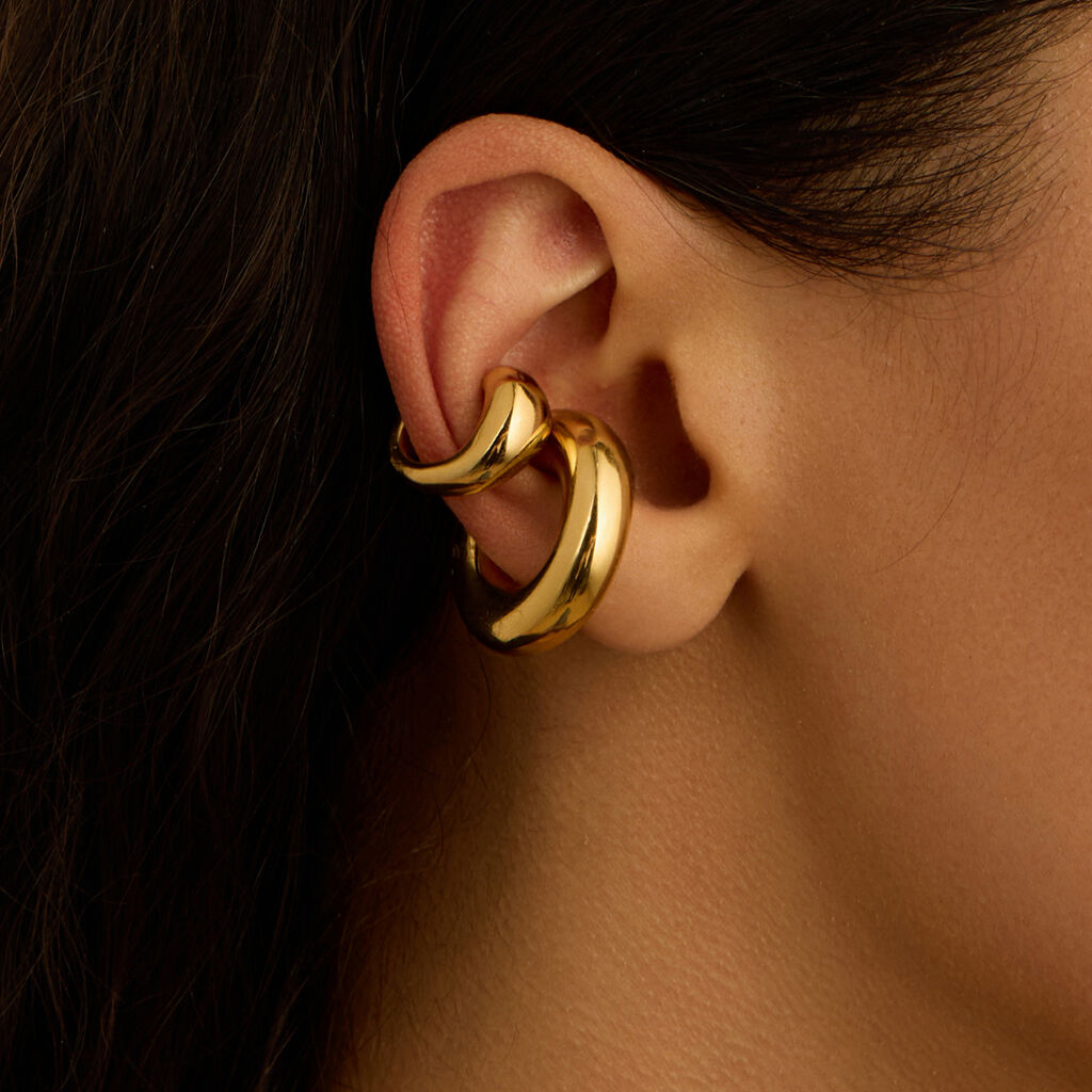 Ear Cuff Radiance Acciaio Dorato