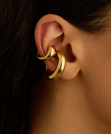 Ear Cuff Radiance Acciaio Dorato