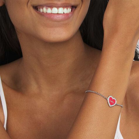 Bracciale Lady Sweet Acciaio Cristallo - Bracciali con Incisione Donna | Stroili