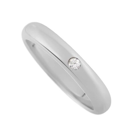 Collana Oro Bianco 750 e Diamanti | GV
