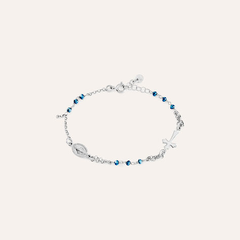 Bracciale Rosario Silver Soul Argento Rodiato Cristallo - Bracciali con Rosario Donna | Stroili