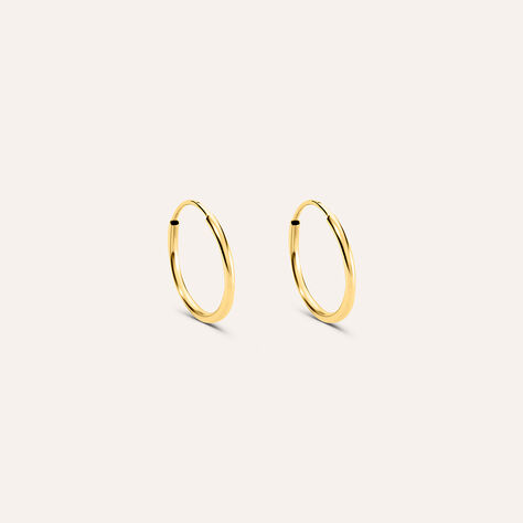 Orecchini A Cerchio Toujours Oro Giallo - Orecchini a Cerchio Donna | Stroili