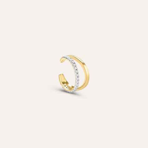 Ear Cuff Bon Ton Oro Giallo Cubic Zirconia - Ear Cuff Donna | Stroili