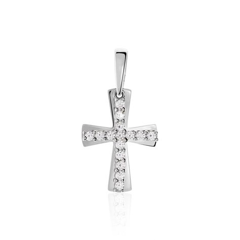 Pendente Holy Oro Bianco Cubic Zirconia - Ciondoli Donna | Stroili