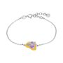 Bracciale in argento con Rapunzel