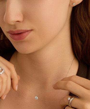 Anello Solitario Claire Oro Bianco Cubic Zirconia