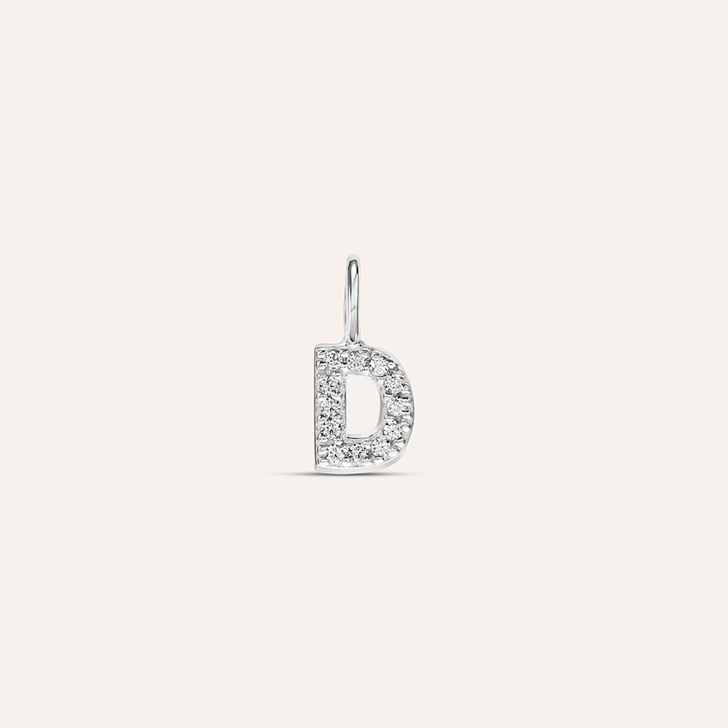 Pendente Love Beats Argento Rodiato Cubic Zirconia