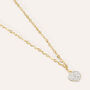 Collana Mon Petit Oro Giallo Cristallo