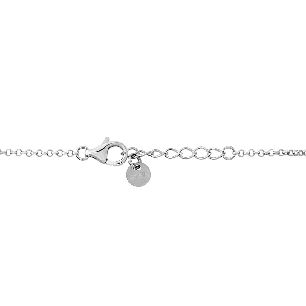 Bracciale Silver Moments Argento Bicolore Bianco / Rosa Cubic Zirconia - Bracciali Amicizia Donna | Stroili