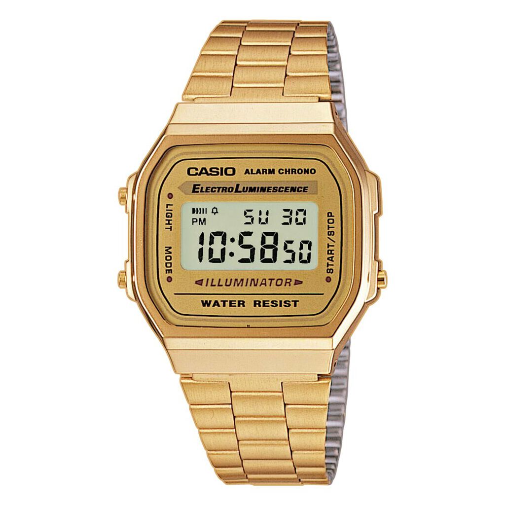 Orologio Uomo Casio G-Shock quadrante gold A168WG-9EF - Orologi Sportivi Uomo | Stroili