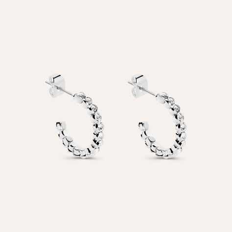 Orecchini A Cerchio Romantic Shine Metallo Cristallo - Orecchini a Cerchio Donna | Stroili