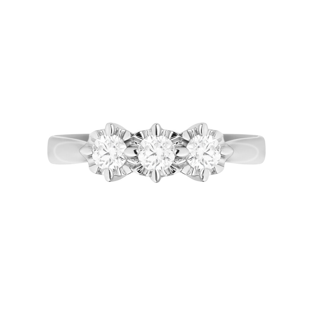 Anello Trilogy Diamazing Oro Bianco Diamante - Anelli con Pietre Donna | Stroili