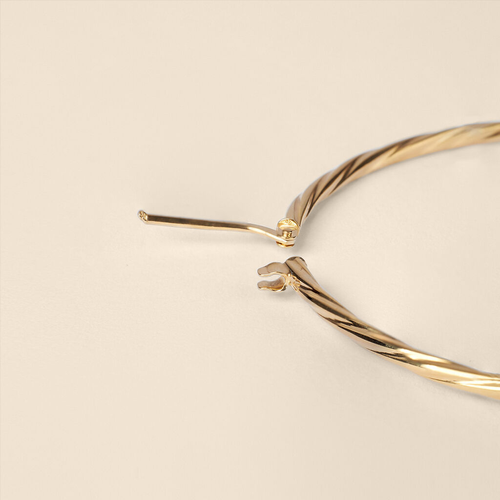 Orecchini A Cerchio Toujours Oro Giallo