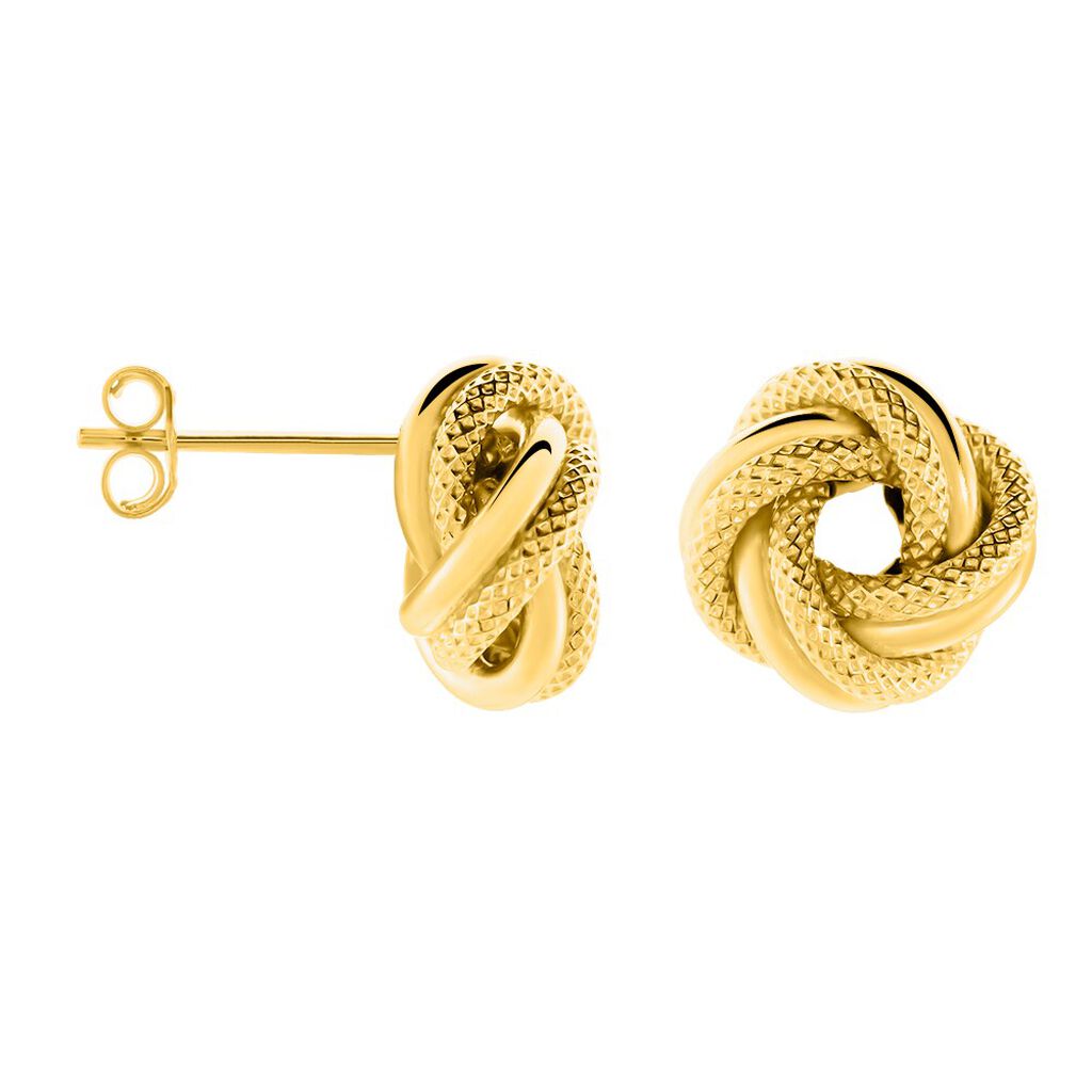 Orecchini Lobo Gold Essence Oro Giallo - Orecchini a Lobo Donna | Stroili