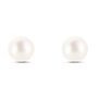 Orecchini Lobo Gabrielle Oro Bianco Perla D'Acqua Dolce