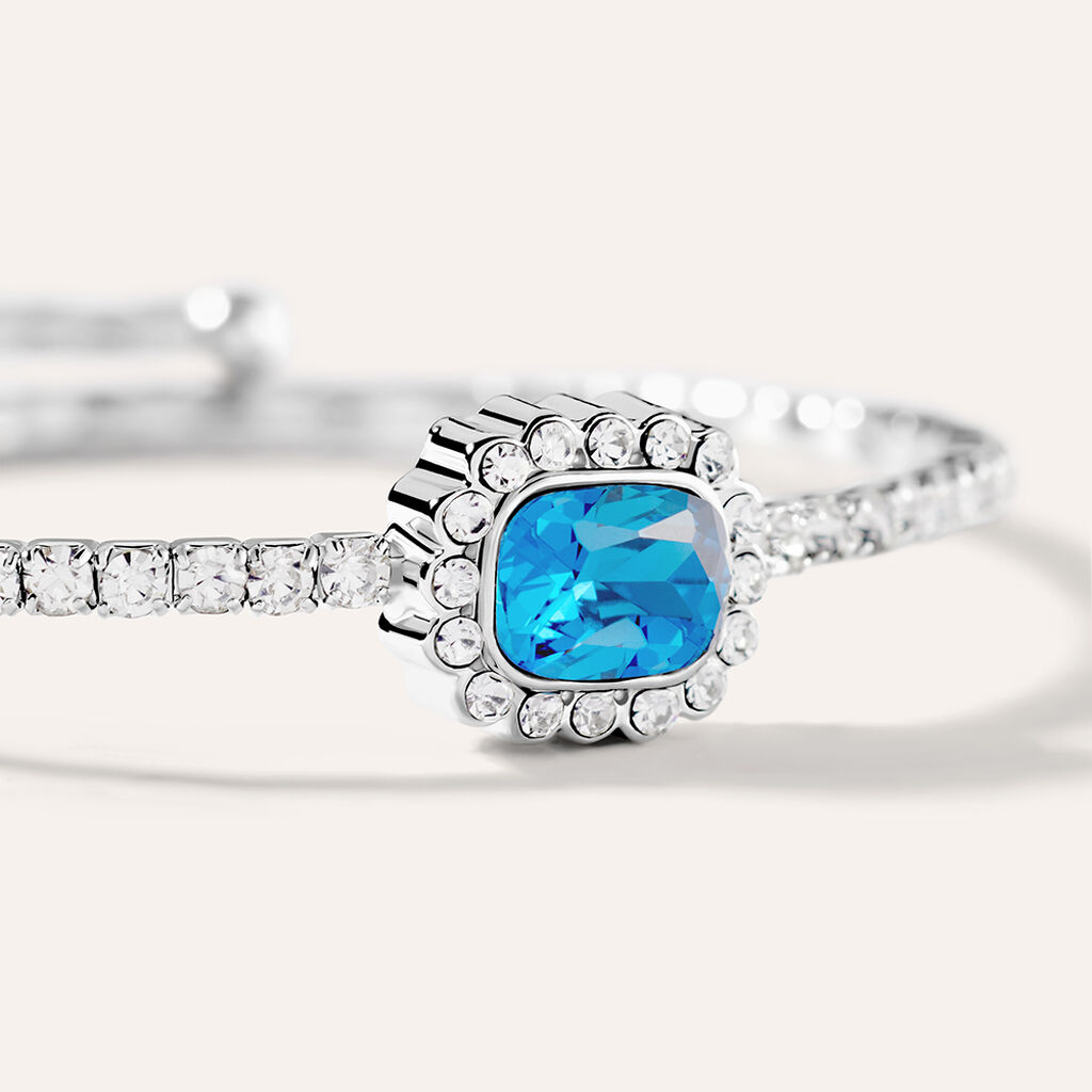 Bangle Romantic Shine Metallo Cristallo - Bracciali Rigidi Donna | Stroili