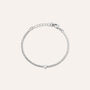 Bracciale Tennis Romantic Shine Metallo Cristallo