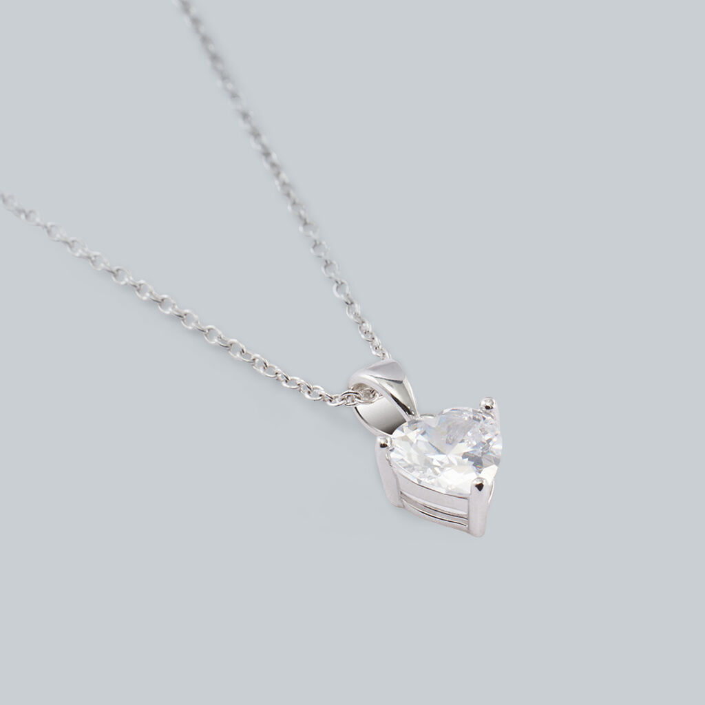 Collana Punto Luce Silver Elegance Argento Rodiato Cubic Zirconia - Collane Punto Luce Donna | Stroili