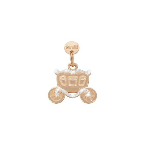 Charm in argento rosato e glitter - Charms Donna | Stroili
