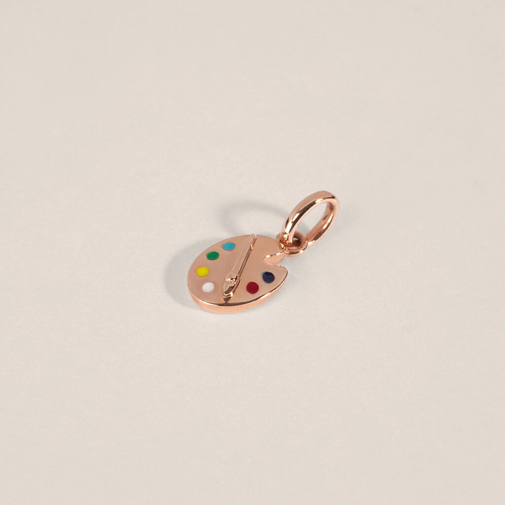 Pendente Love Beats Argento Rosa