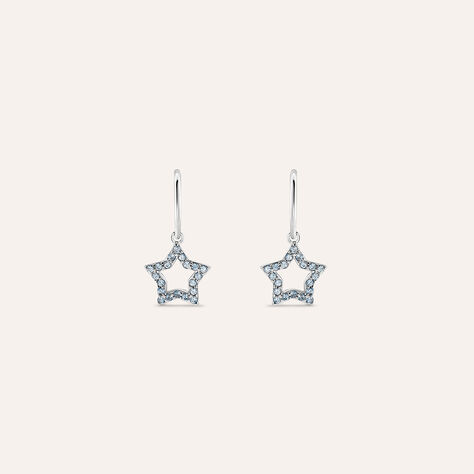 Orecchini A Cerchio Silver Rainbow Argento Rodiato Cubic Zirconia - Orecchini a Cerchio Donna | Stroili