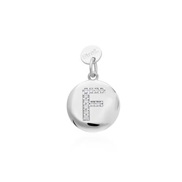 Pendente Love Beats Argento Rodiato Cubic Zirconia